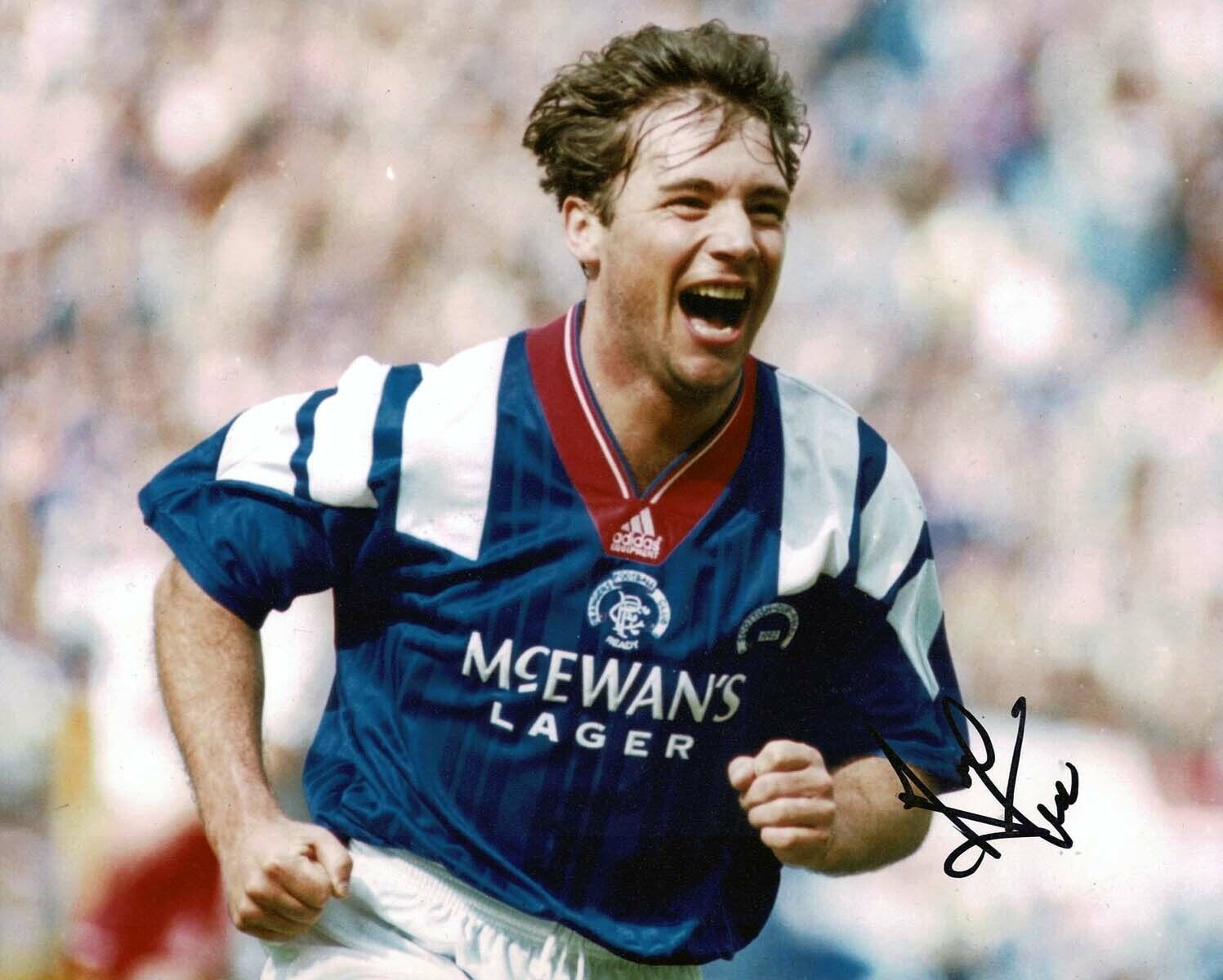 Ally McCOIST SIGNED Autograph 10x8 Photo Poster painting Glasgow Rangers Legend AFTAL COA