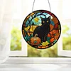 Diamond Painting Halloween Cat Pendant for Home Garden