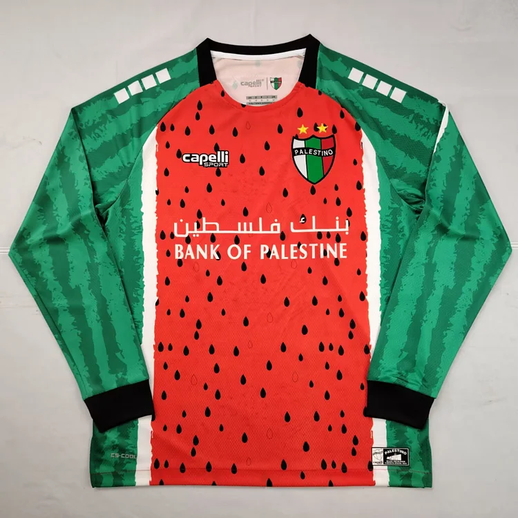2025 Palestine Second Away Long Sleeve Jersey