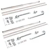 [US Local Warehouse] 2 Set Pocket Door Frame Kits with 220LBS Two-Way Soft-Close Mechanism Hidden Door Kit Sliding Hardware Smoothly and Quietly Easy to Install (24-36x80in)