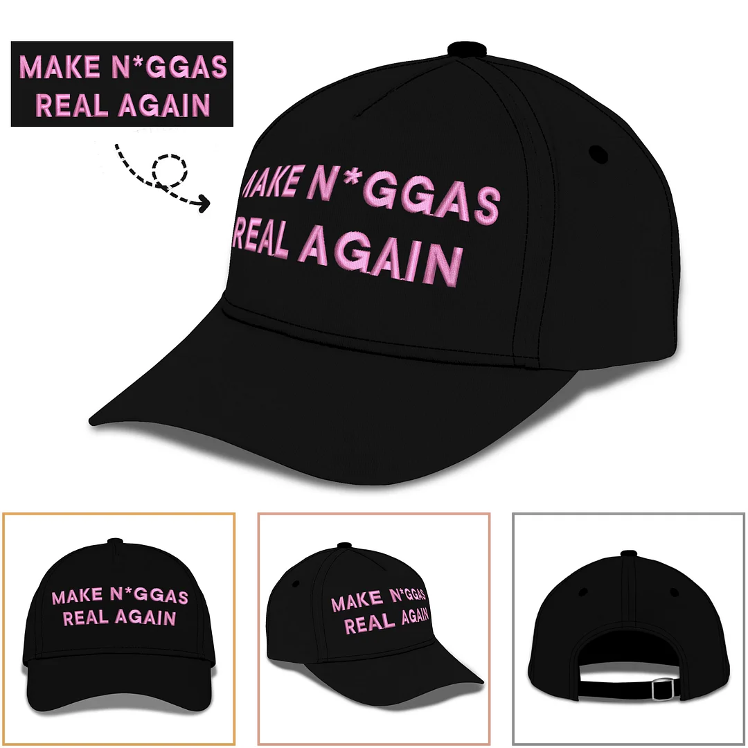 Make Niggas Real Again Classic Embroidery Black Cap