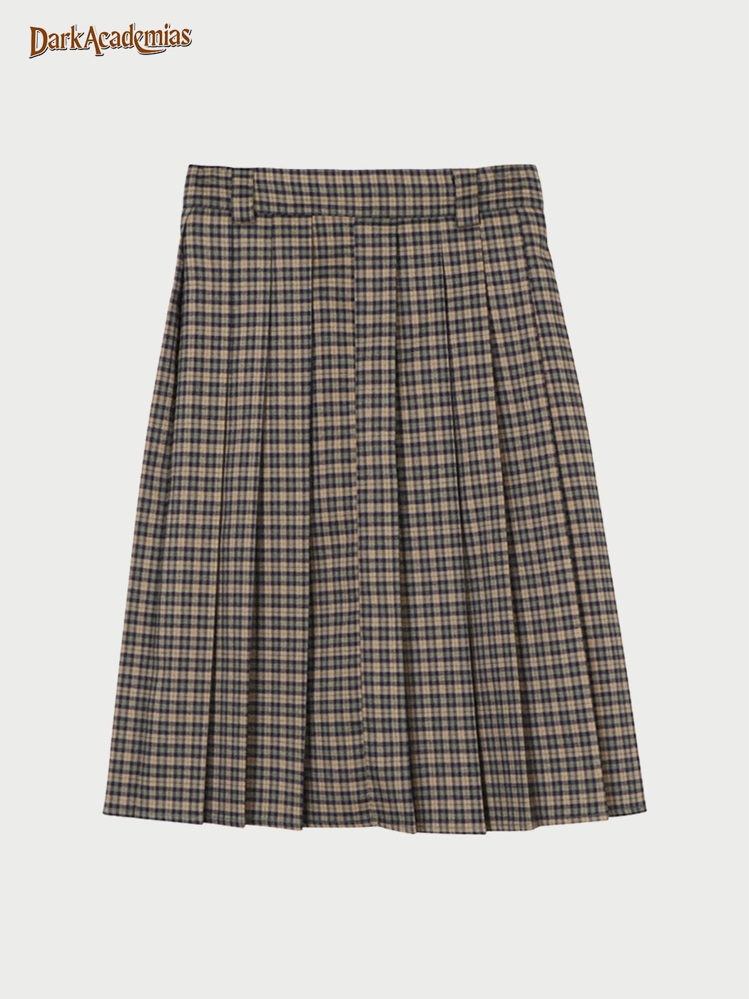 British College Plaid Skirt