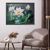 Lotus - 11CT Stamped Cross Stitch - 50*40cm - Flower