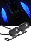 2Pcs Angel Wings Projection Lights 8-30V LED Welcome Light Projector Angels Wing