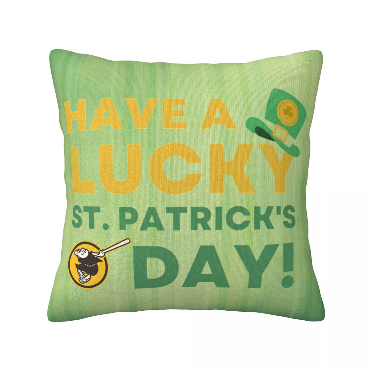 San Diego Padres St Patrick's Day Have A Lucky Day Pillow Covers 18x18 Inch