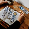 (US Local)Christmas Train A5 Size Diamond Painting Notebook Set with 4Pcs Bookmark Gift