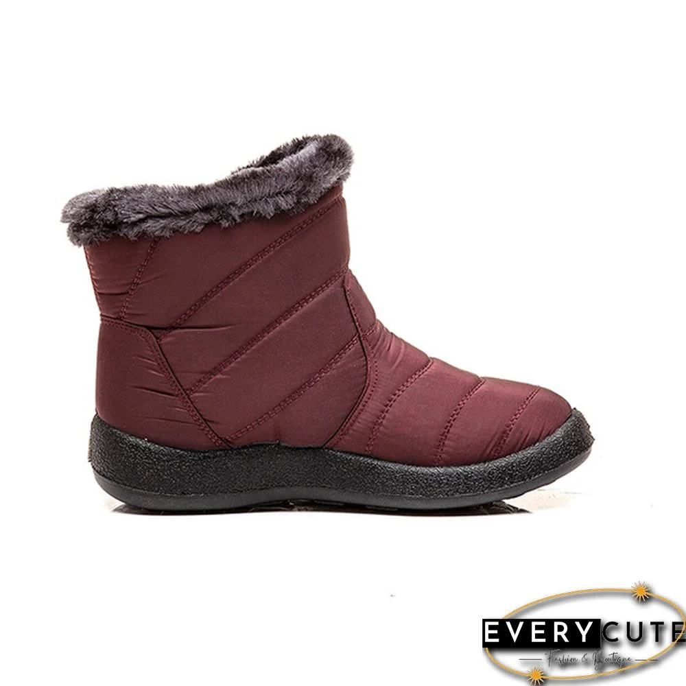 Women's Warm Waterproof Snow Boots Winter Non-slip Short Boots