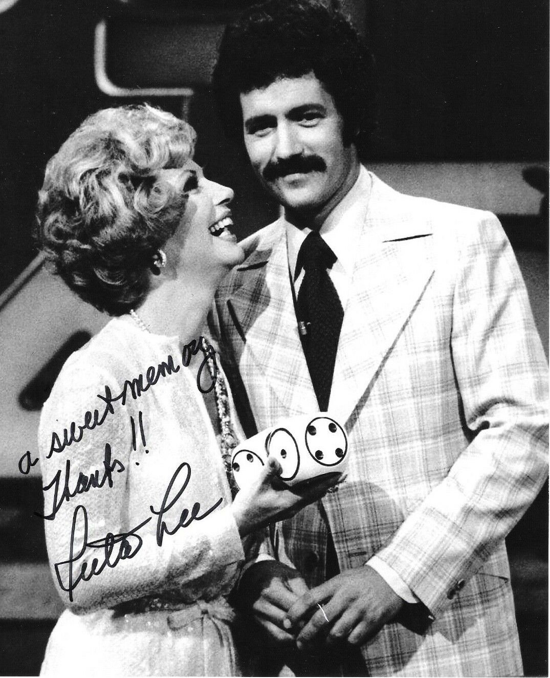 * RUTA LEE * signed 8x10 Photo Poster painting * HIGH ROLLERS * TREBEK * COA * 2