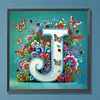 Butterfly Flower J 5D Partial Drill DIY Diamond Painting Kit 30*30cm