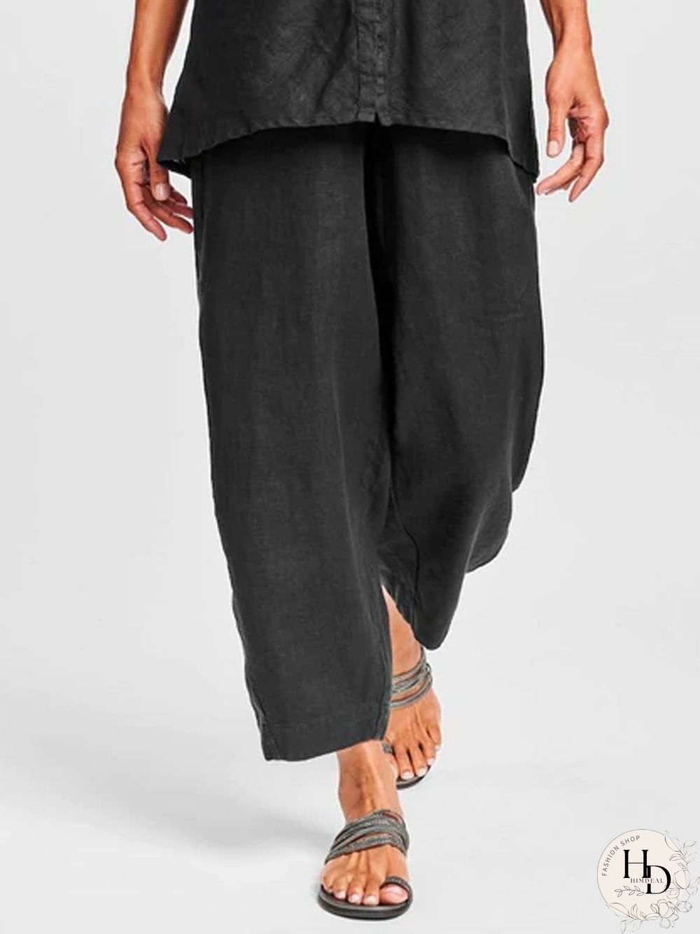 Casual Loosen Solid Pants