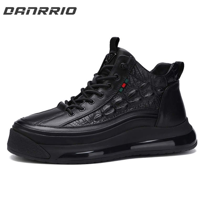 DANRRIO Crocodile Print Embossed Leather Casual Shoes  DANRRIO.COM DANRRIO