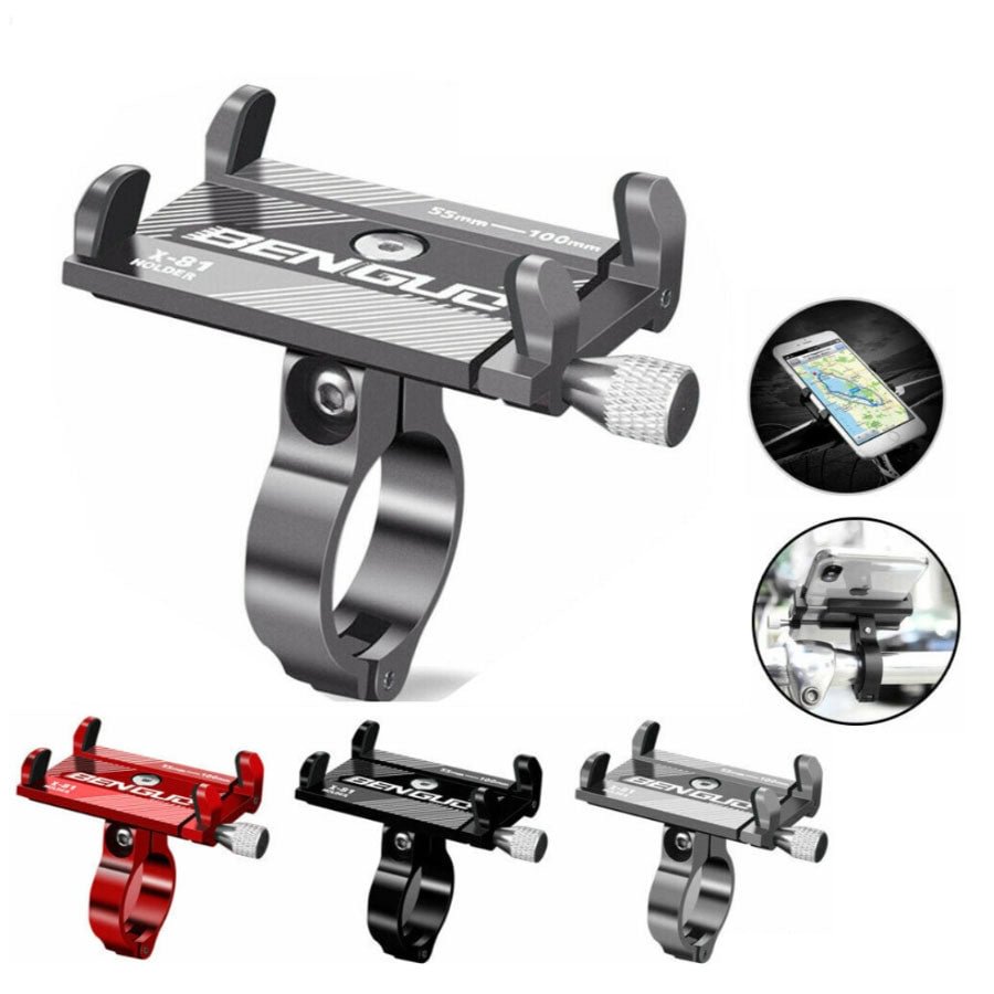 Heavy-Duty Bike Phone Mount Cell Phone Holder for Motorcycle & MTB