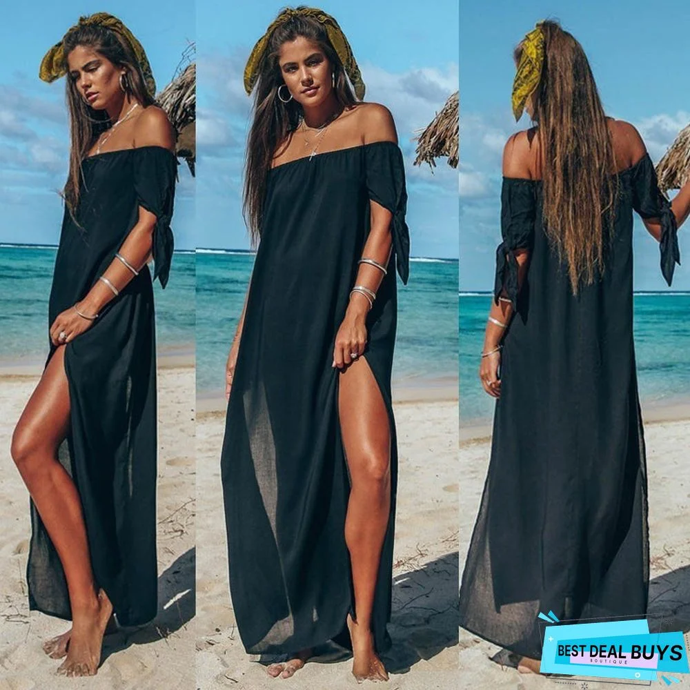 Beachwear Off Shoulder Dress