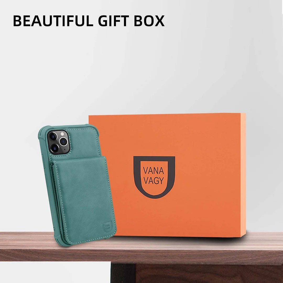 VANAVAGY Wallet Case for Apple iPhone 14 Pro 5G 6.1