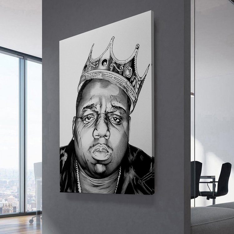 The Notorious B.I.G. Canvas Wall Art MusicWallArt
