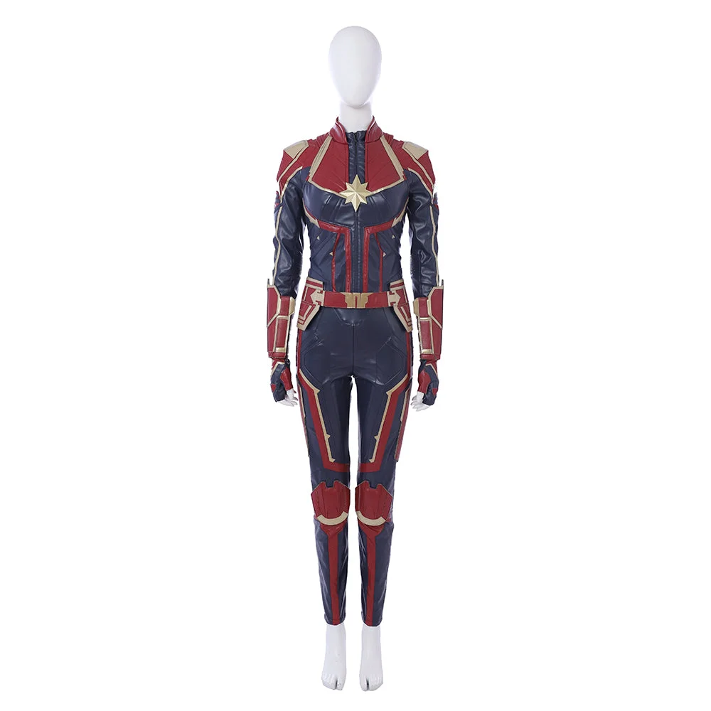 Captain Marvel Carol Danvers Outfit Cosplay Costume