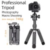 Mini Portable Micro Single Camera Desktop Mobile Phone Stand Expansion Panoramic Gimbal Travel Photography Live Climbing Telescopic Small Folding Aluminum Alloy Tripod