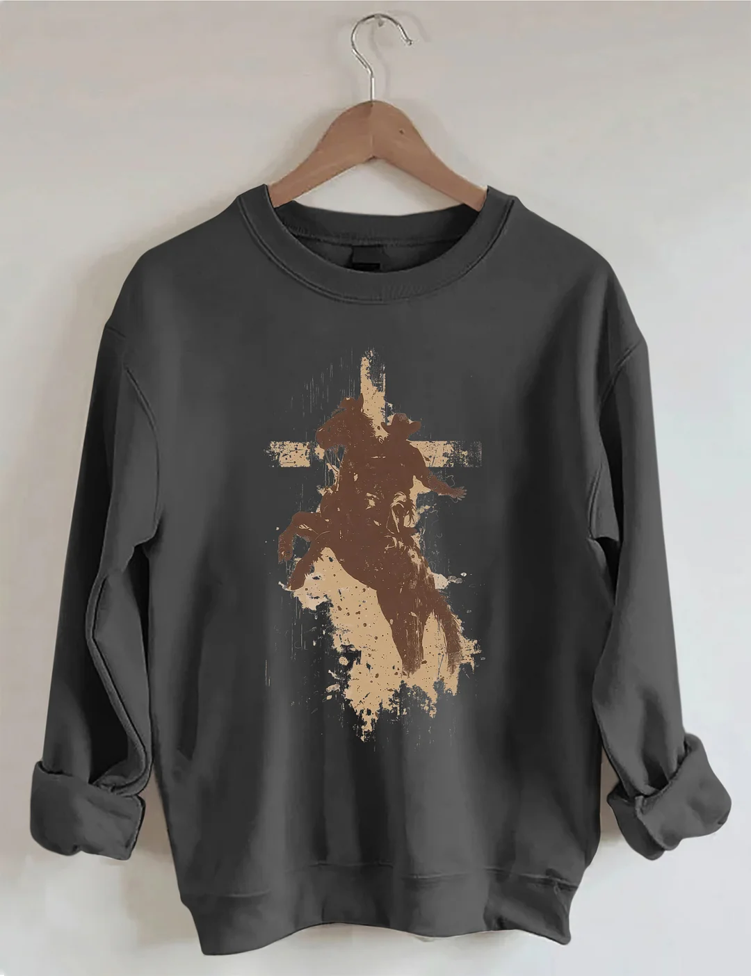 Western Christian Cowboy Sweatshirt