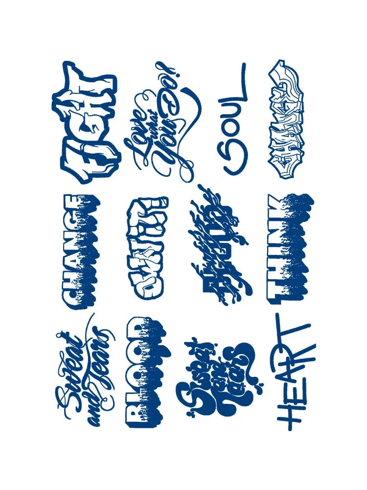 KT1-50 cross-border semi-permanent herbal juice tattoo sticker flower arm clavicle non-reflective simulation tattoo size pattern