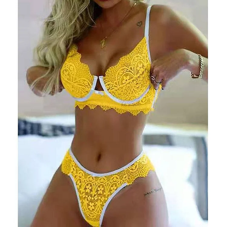 Women's Sexy Underwear Bra and Panty Lingerie Sets
