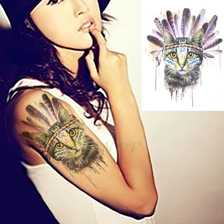 Waterproof Temporary Tattoo Sticker skull sword angel wings broken heart tatto flash tatoo fake tattoos for lady men women