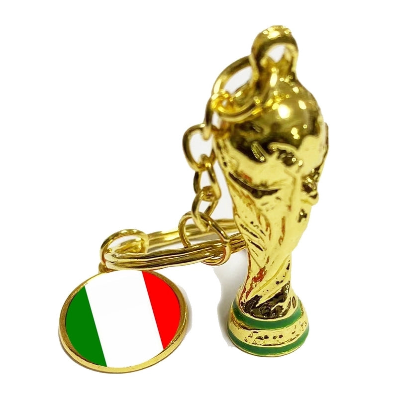 Fashion National Flag Metal Unisex Football World Cup 1 Piece