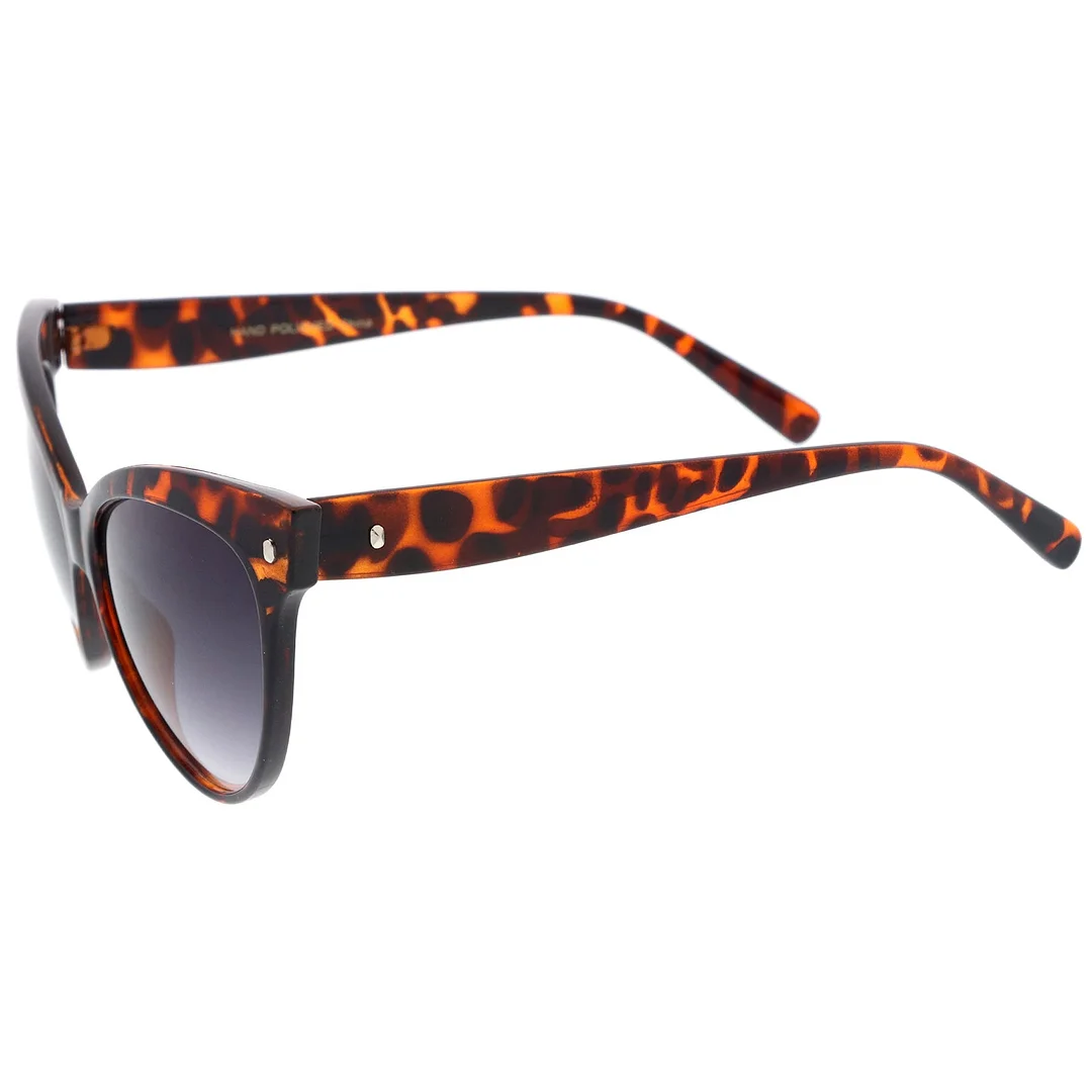 Women's Mod Oversize Horn Rimmed Cat Eye glasses 52mm