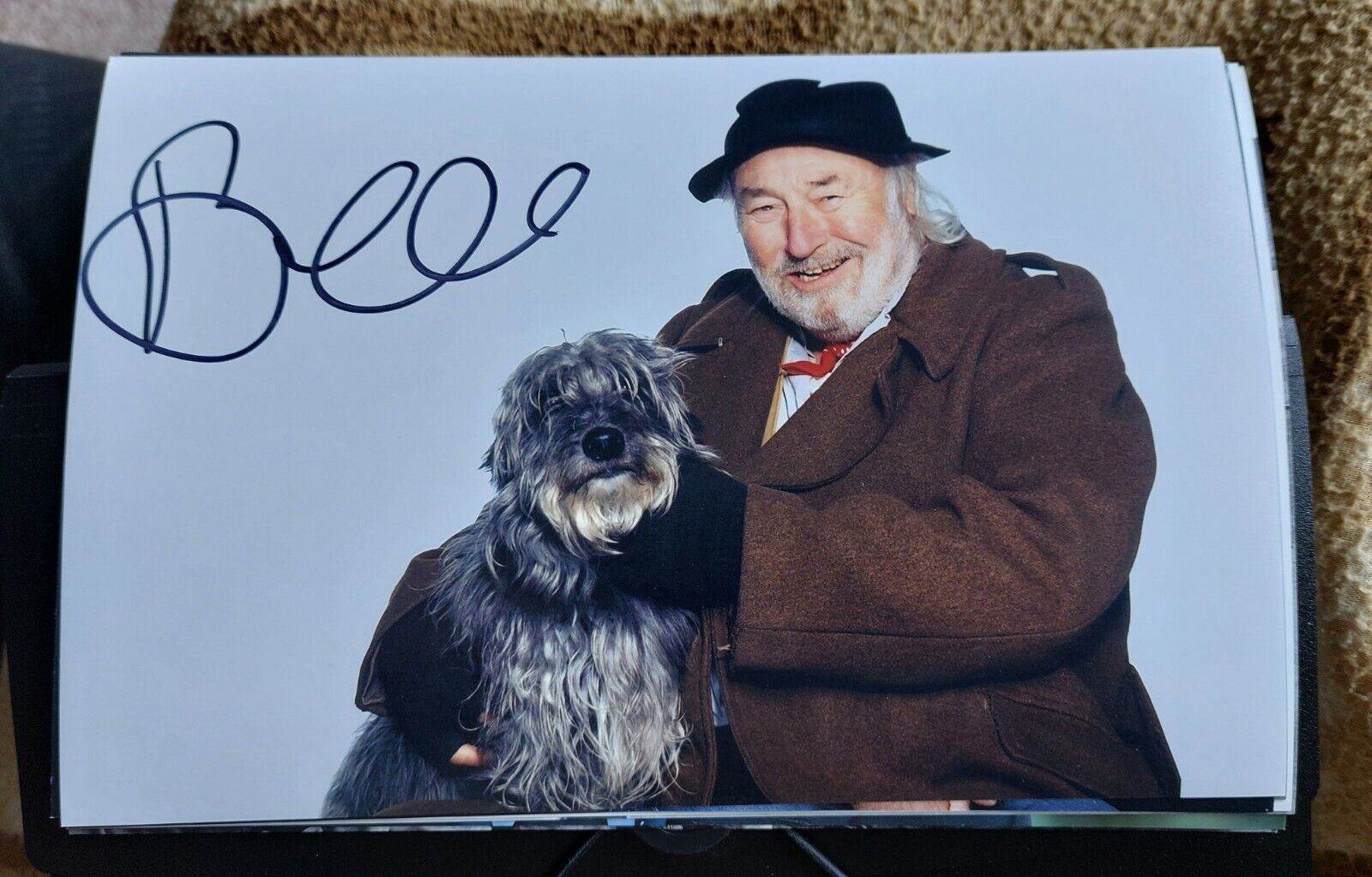 Bill Maynard Signed Autographed 6x9 Inch Picture