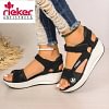 RIEKER@2026NEUE SPORTLICHE MASSAGE-SANDALEN MIT KLETTVERSCHLUSS