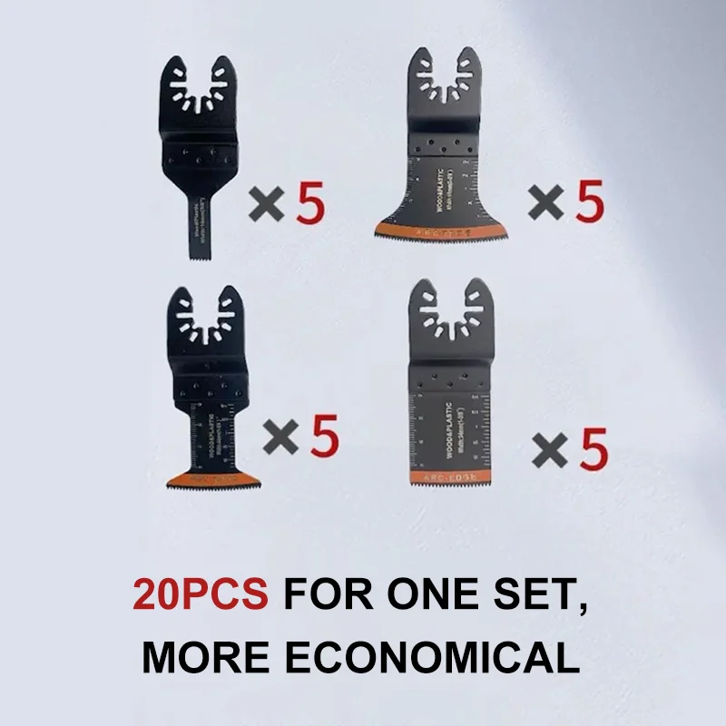 SAKER&reg; 20 Pcs Oscillating Saw Blades(No Machine)