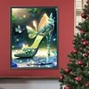 Diamond Painting-DIY Full Round Drill Butterfly High Heels
