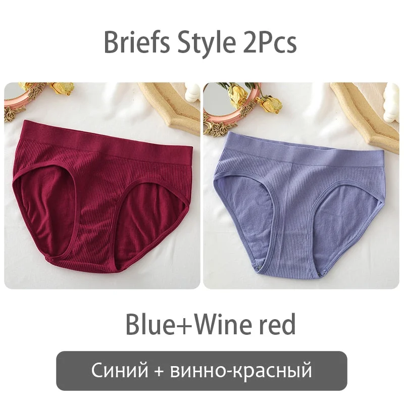 FINETOO Seamless Briefs Women Sexy Panties S-XL Female Underpants Fashion Ladies Panties Solid Color Girls Panty Lingerie 2020