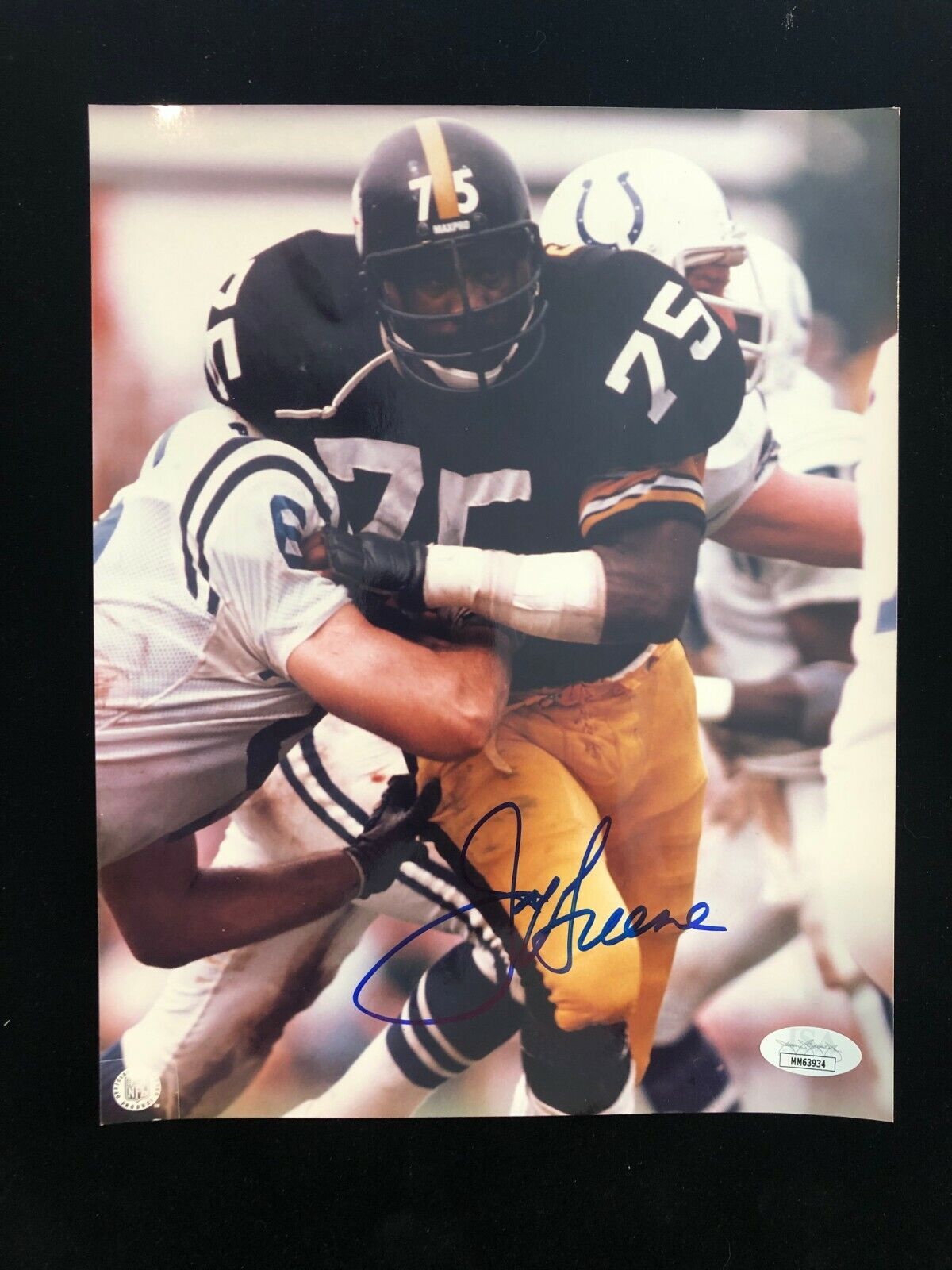 Joe Greene Signed Autographed Photo Poster painting Pittsburgh Steelers - NFL - JSA #MM63934