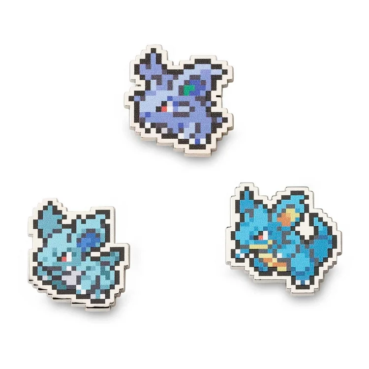 Nidoran (Female), Nidorina & Nidoqueen Pokémon Pixel Pins (3-Pack)