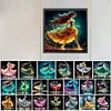 Danse princesse-plein rond diamant peinture-40 * 40cm