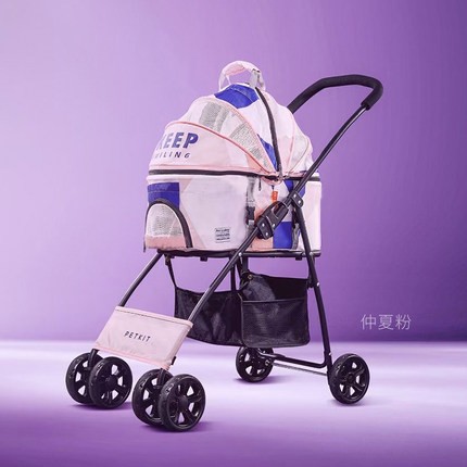 小佩宠物手推车轻便可折叠狗狗仔婴猫咪儿推车包分离笼外出-Digicat 猫电澳洲