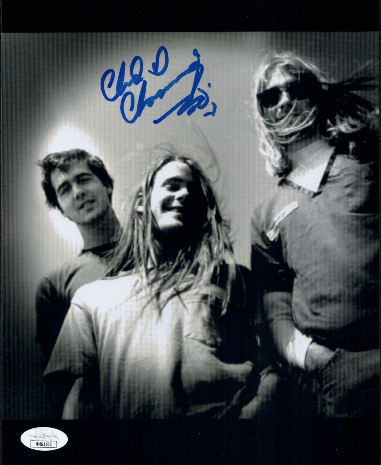 CHAD CHANNING Signed NIRVANA 8x10 Photo Poster painting IN PERSON Autograph JSA COA Cert