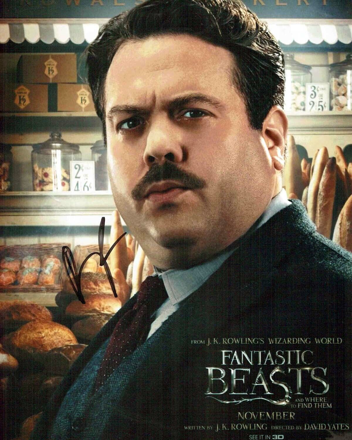 Dan FOGLER SIGNED Autograph Photo Poster painting AFTAL RD COA Fantastic Beasts Jacob KOWALSKI