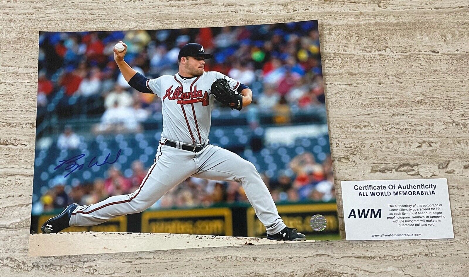 Bryse Wilson Atlanta Braves Autographed Signed 8X10 Photo Poster painting W/COA