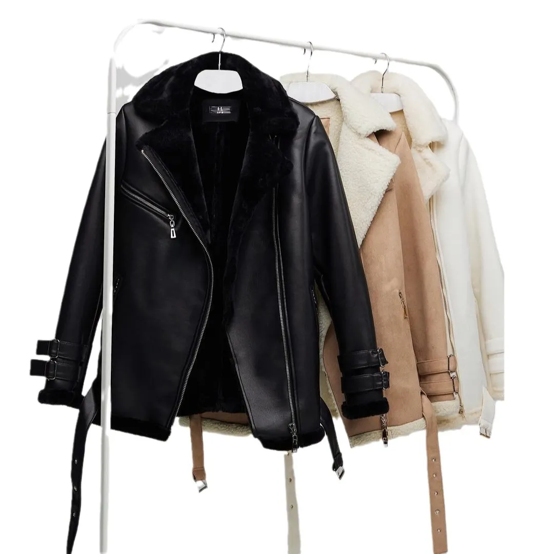 Nigikala Nigikala Autumn And Winter New Collar Zipper Open Shirt Fashion Women's Long-Sleeved Pure Color Coat
