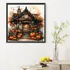 Halloween Pumpkin Street-Full Round Diamond Painting 30*30CM