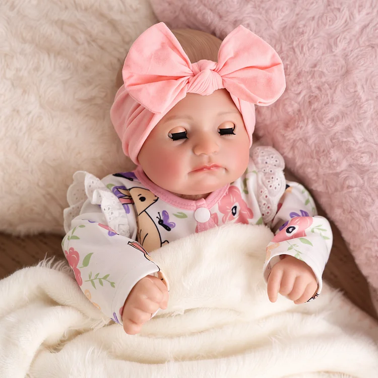 Babeside Open & Close Eyes Reborn Baby Connie 20'' Little Infant Girl Building Lovely Memories