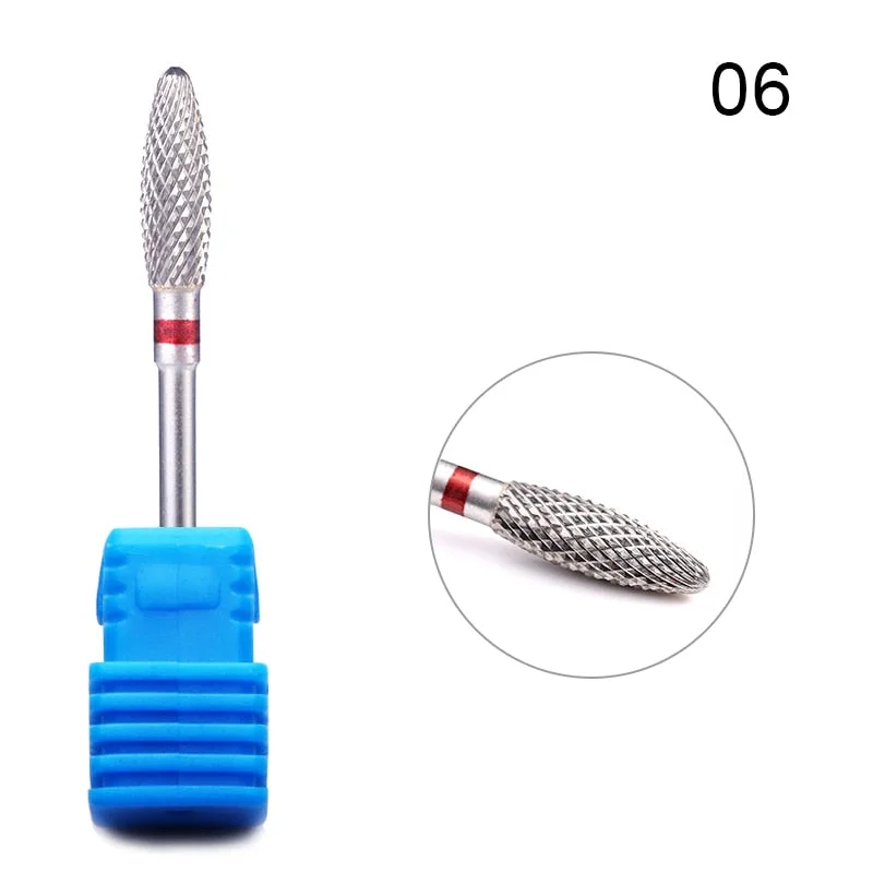 1Pcs Carbide Tungsten Nail Drill Bit Manicure Drill For Milling Cutter Electric Machine Nail Files Buffer Nail Art Equipment-Nail Inspo