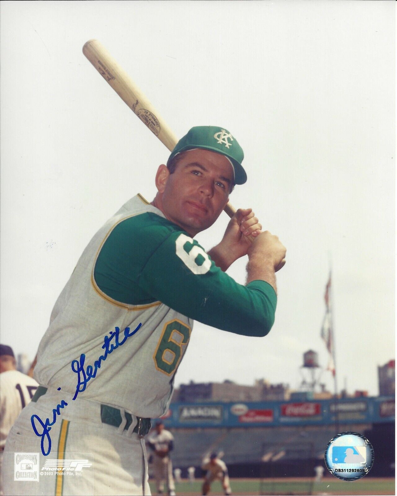 Jim Gentile Autographed 8x10 Kansas City Athletics#1