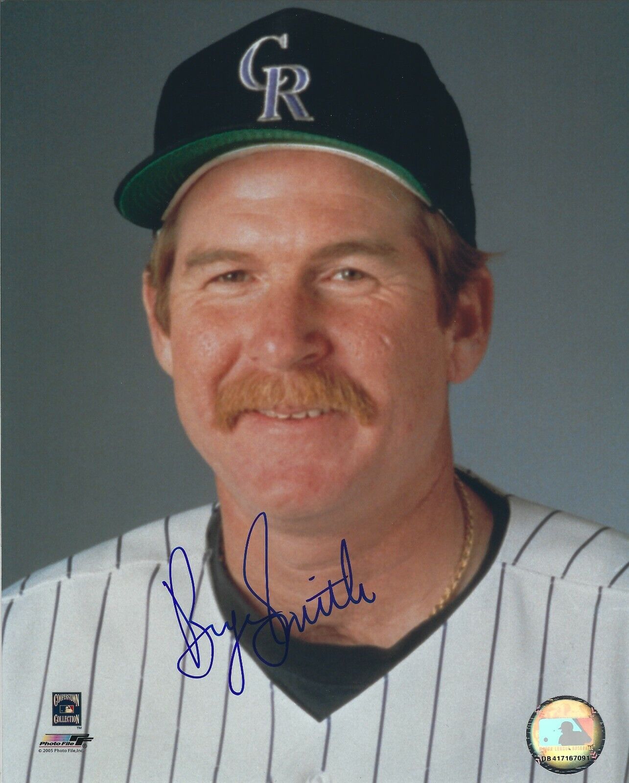 Autographed BRYN SMITH Colorado Rockies 8x10 Photo Poster painting w/ COA