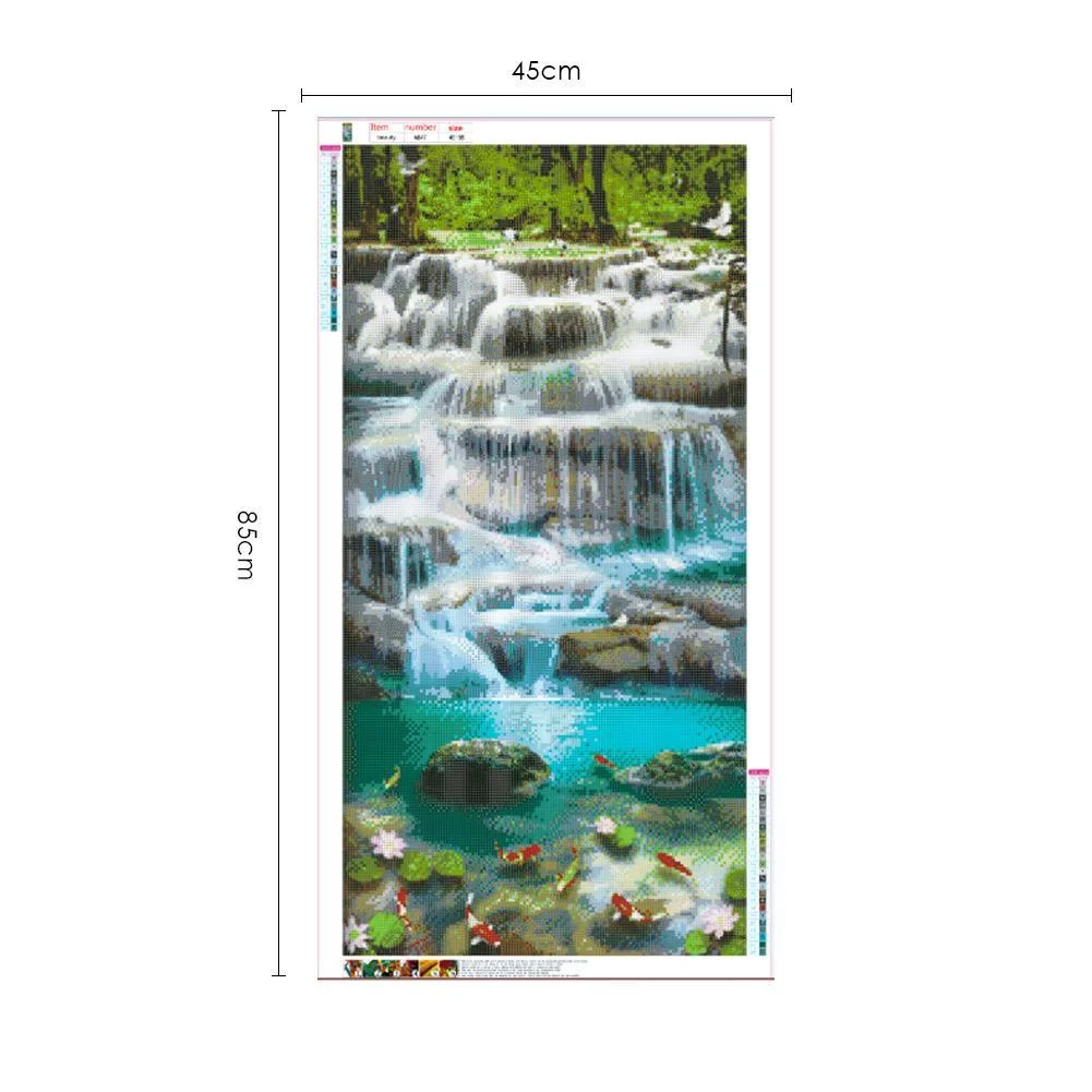 Diamond Painting - Full Round Drill - Waterfall (85*45cm)