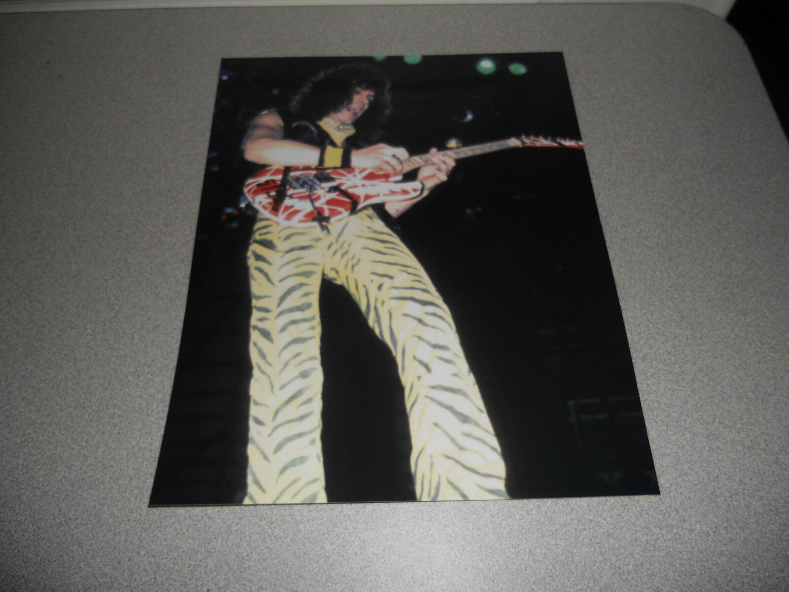 Eddie Van Halen Vintage Live 8x10 Concert Photo Poster painting #76