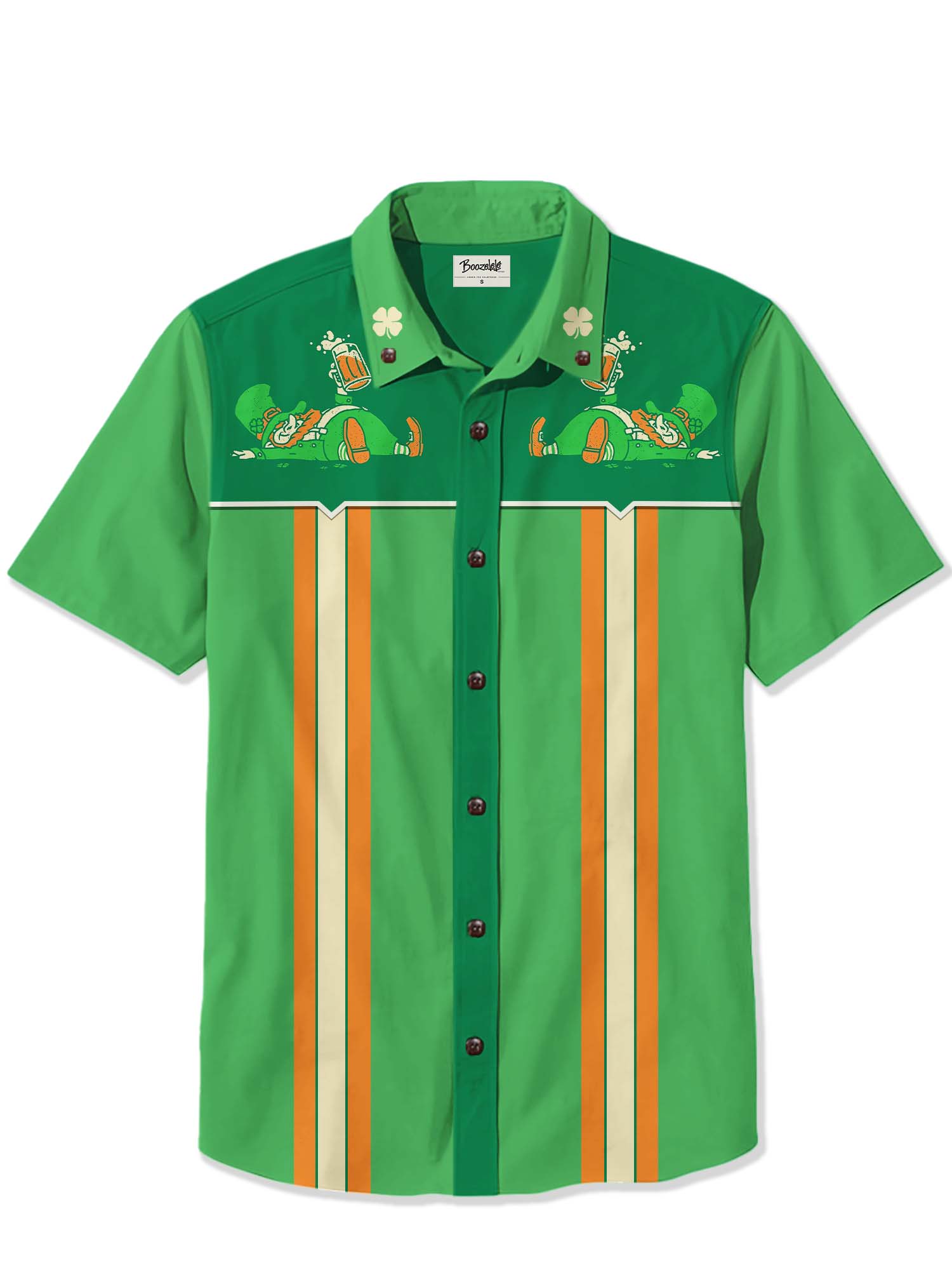 St. Patrick's Day The Lucky Ones Who Drink Printed Hawaiian Shirt For 