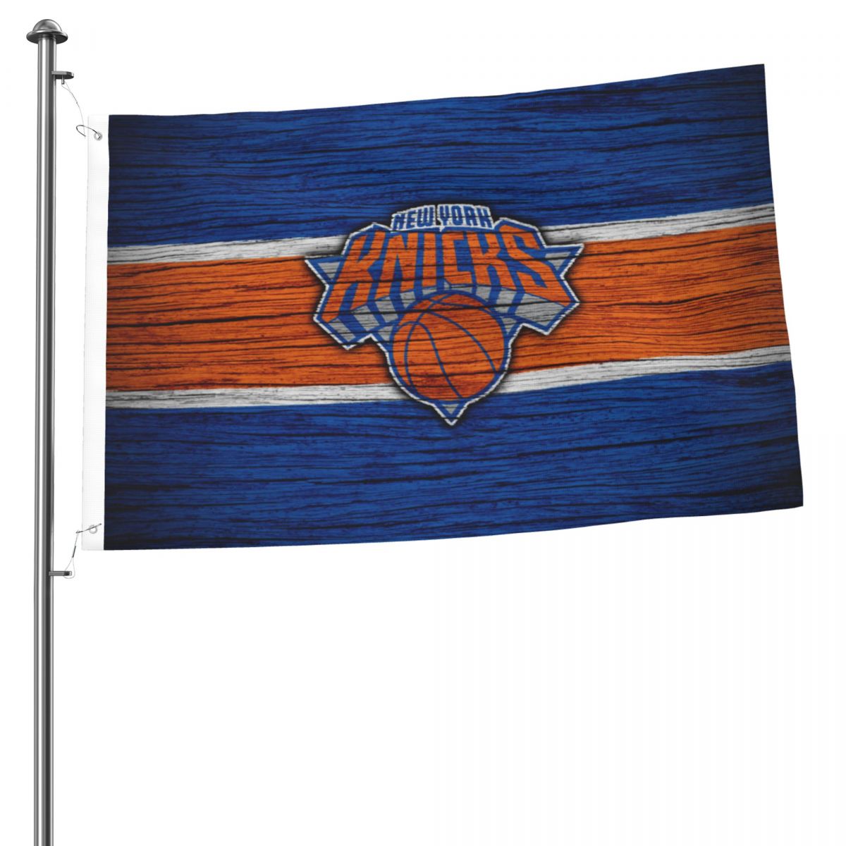 New York Knicks Wooden Logo 2x3FT Flag