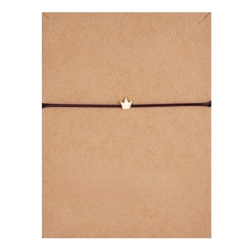 New Fashion Necklace Heart-shaped Butterfly Weaving Adjustable Copper Bracelet